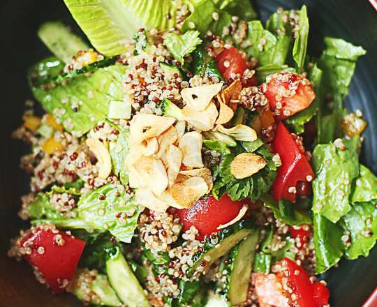 Sauteed Shrimp Salad